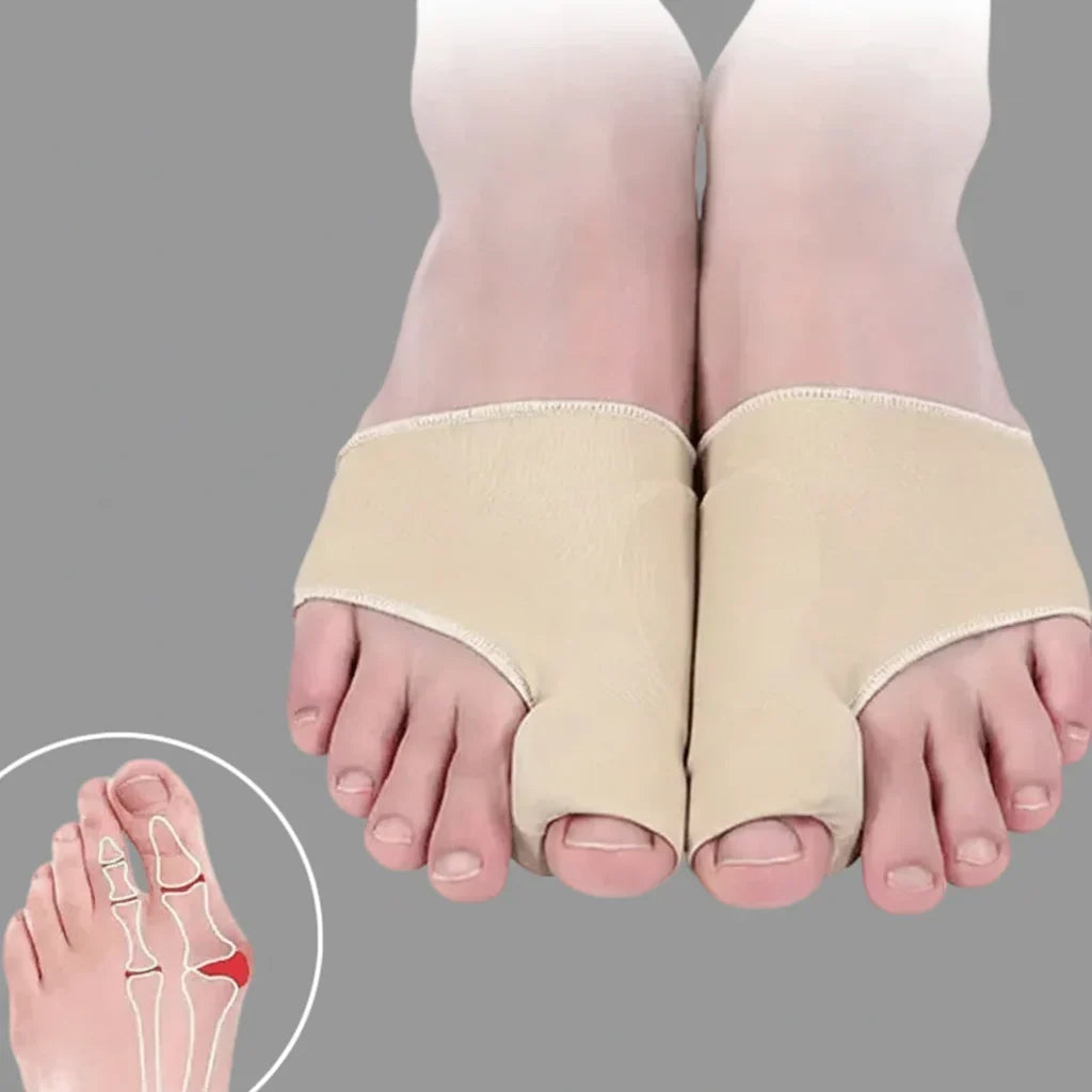 Bunion Corrector Breathable Discreet Under Shoes 2-Pair Set