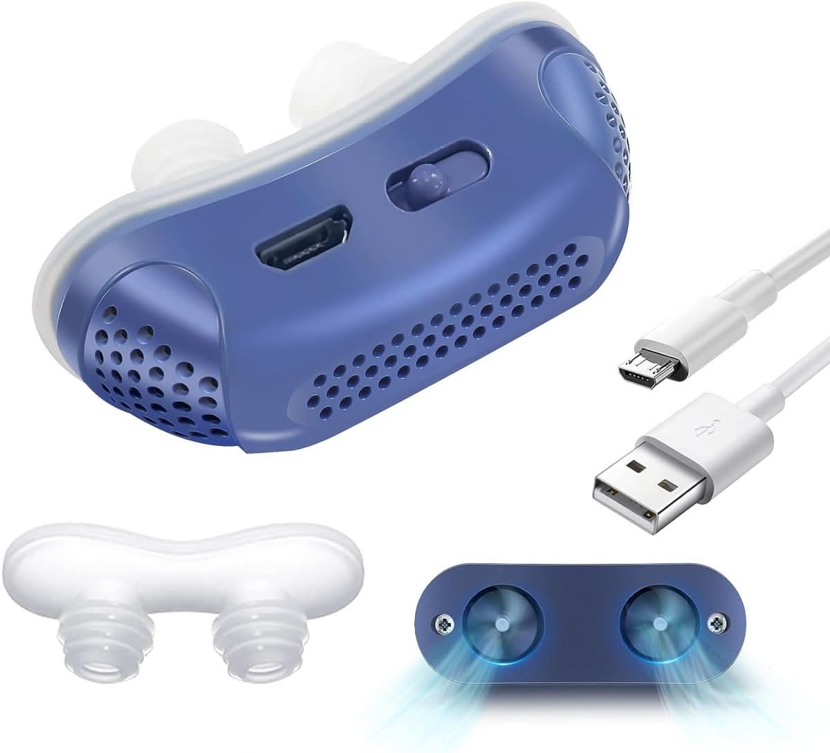CPAP Device Mask-Free Nasal Design Quiet 8–10 Hour Runtime