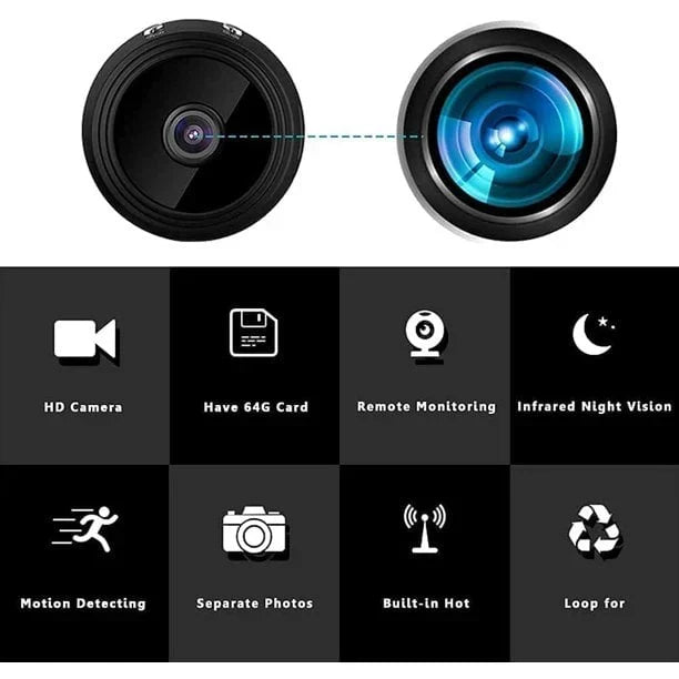 Camera 1080p Night Vision Motion Detection