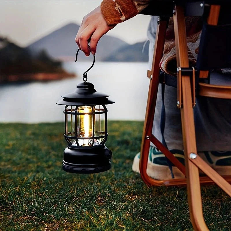 Camping Lantern Rechargeable Dimmable 6-Hour Battery Life