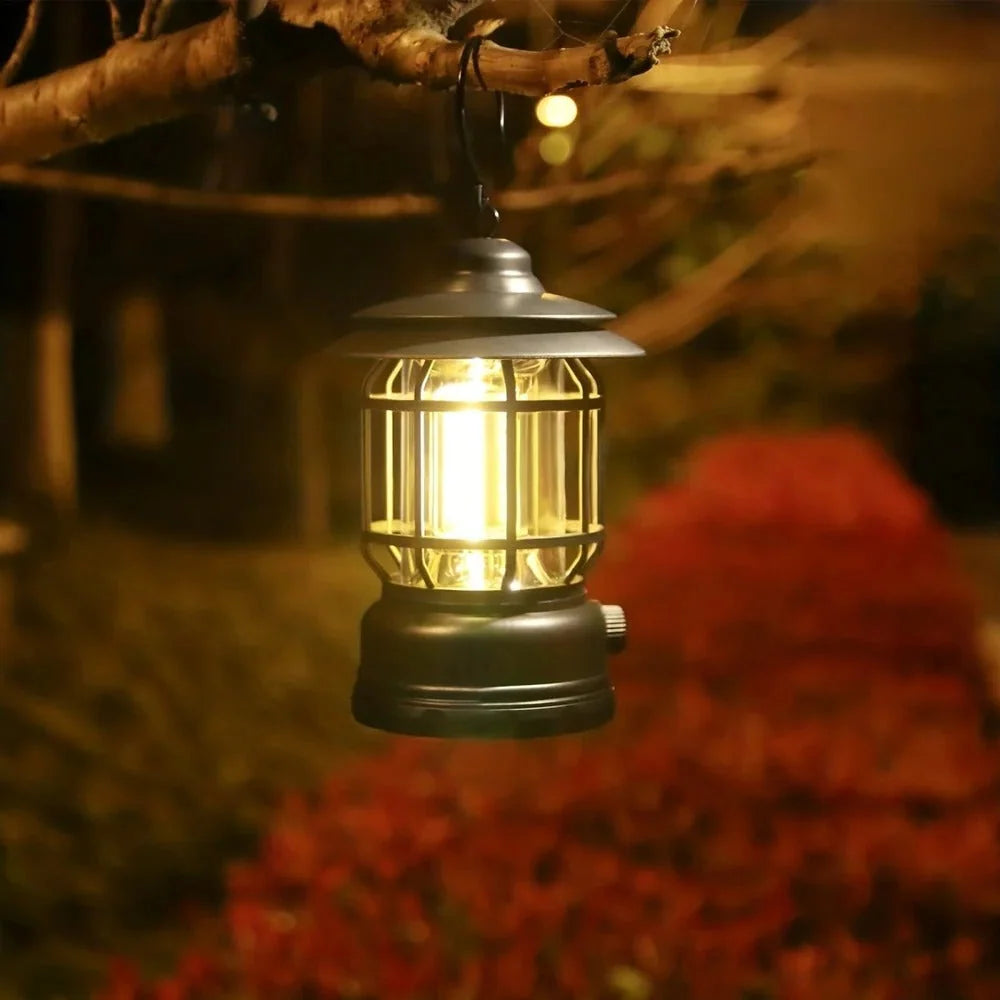 Camping Lantern Rechargeable Dimmable 6-Hour Battery Life