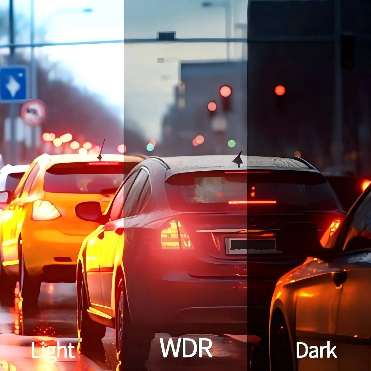 Car Dash Cam Four-Camera Night Vision Wi-Fi App Control