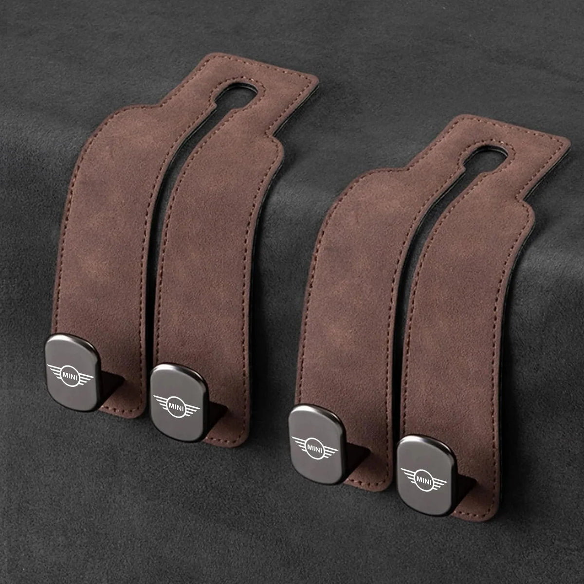 Car Headrest Hooks Double Hook Set of 2