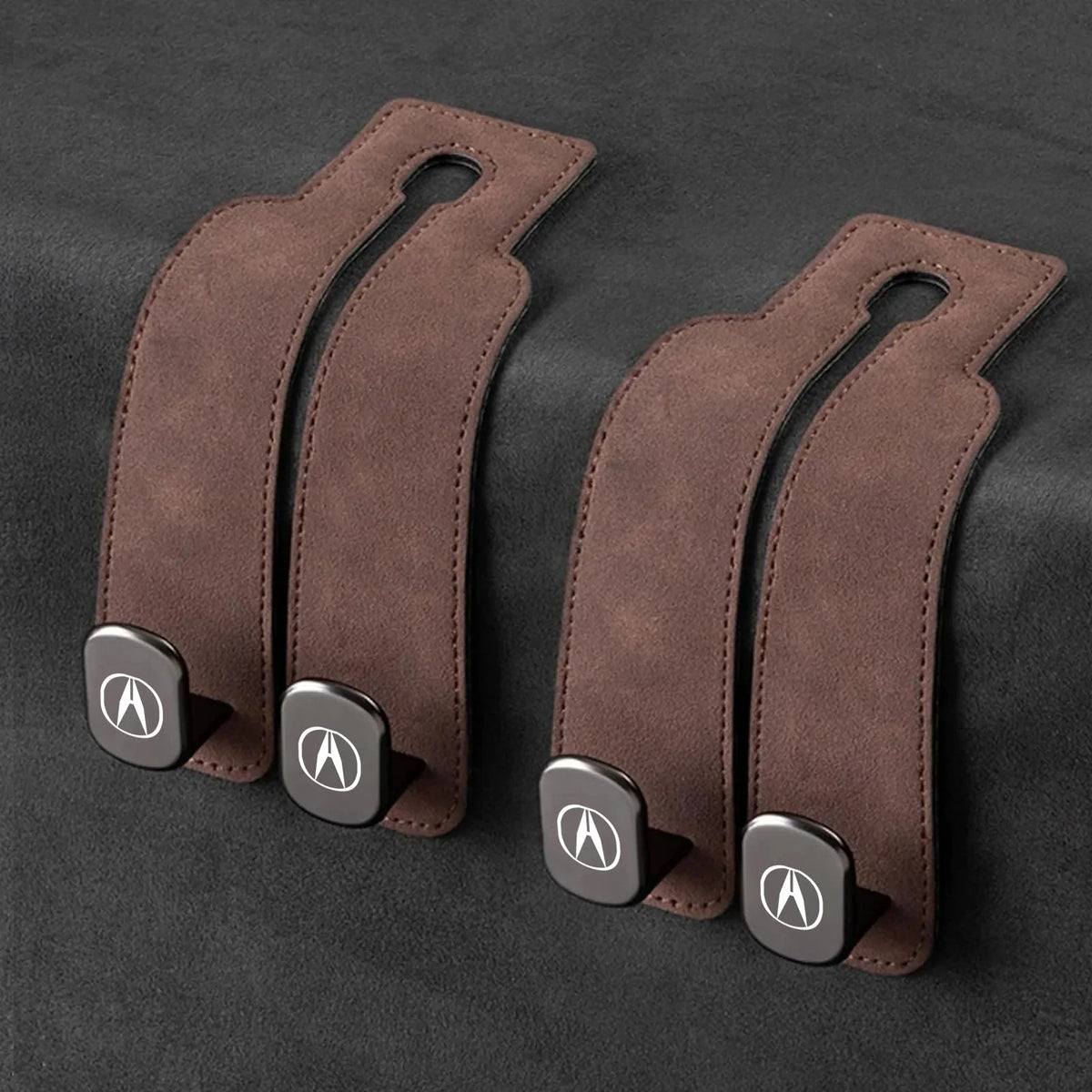 Car Headrest Hooks Double Hook Set of 2