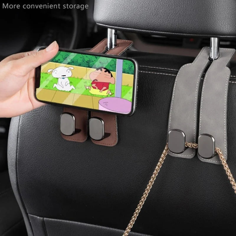 Car Headrest Hooks Double Hook Set of 2