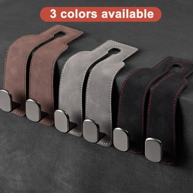 Car Headrest Hooks Double Hook Set of 2