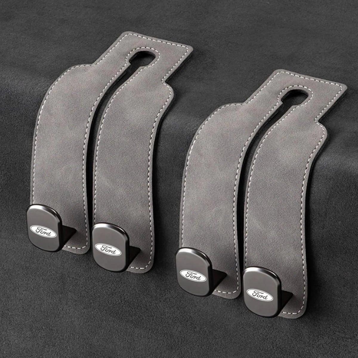 Car Headrest Hooks Double Hook Set of 2