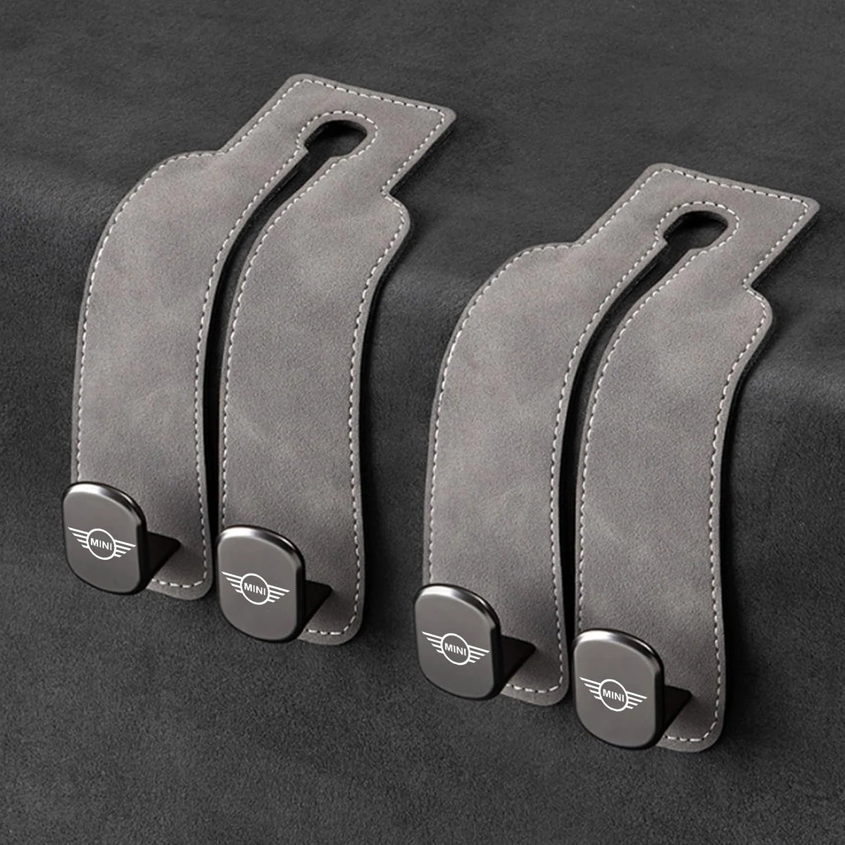Car Headrest Hooks Double Hook Set of 2