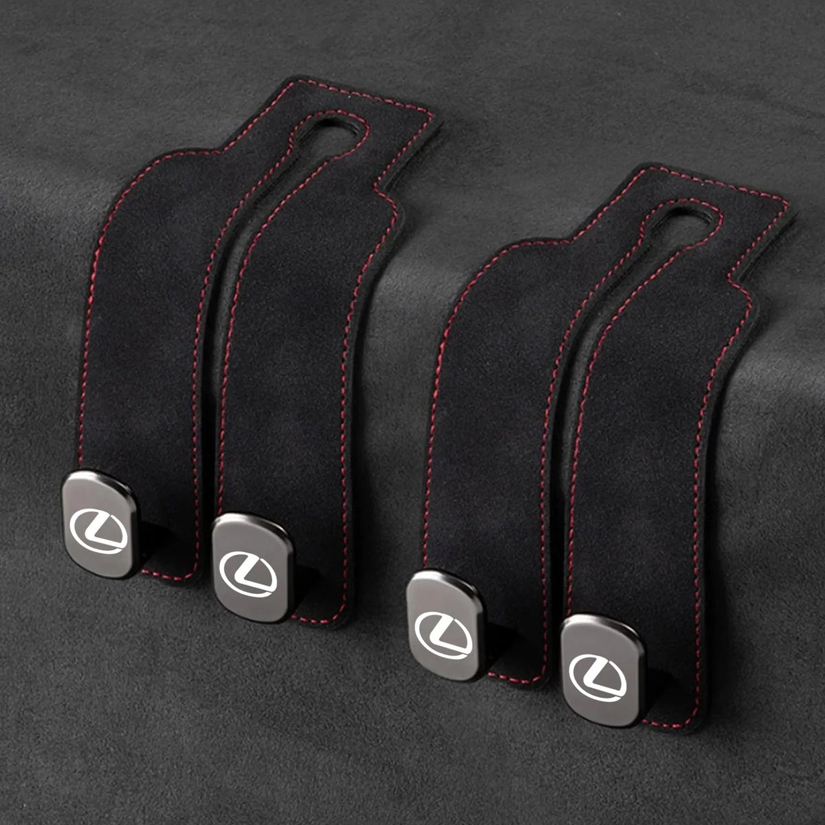 Car Headrest Hooks Double Hook Set of 2