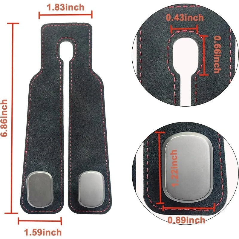 Car Headrest Hooks Double Hook Set of 2