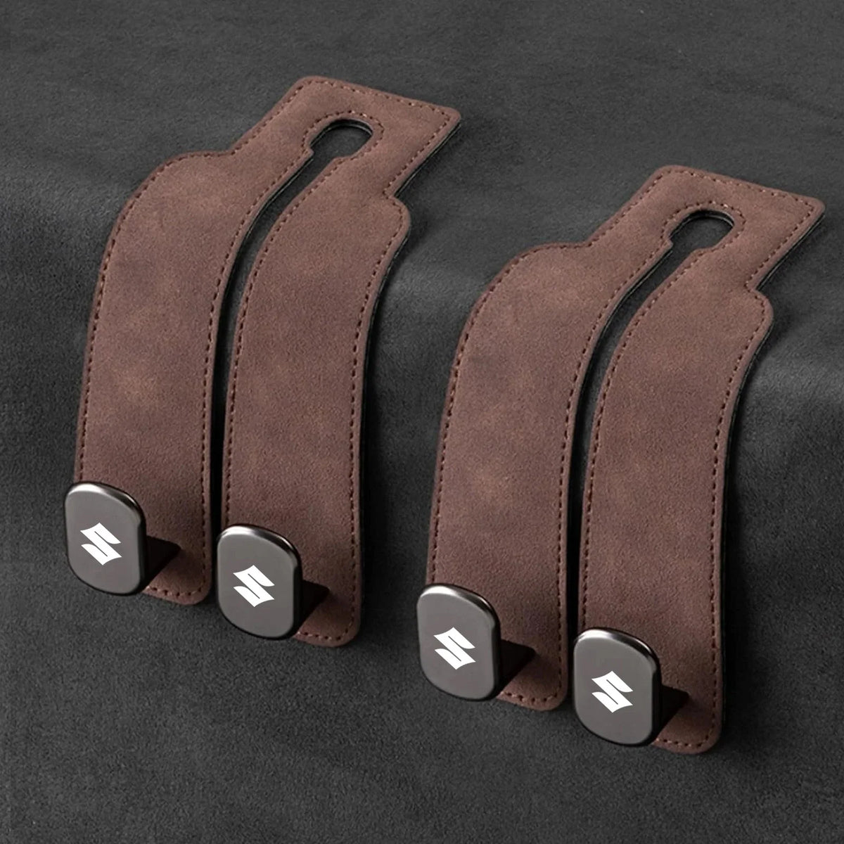 Car Headrest Hooks Double Hook Set of 2