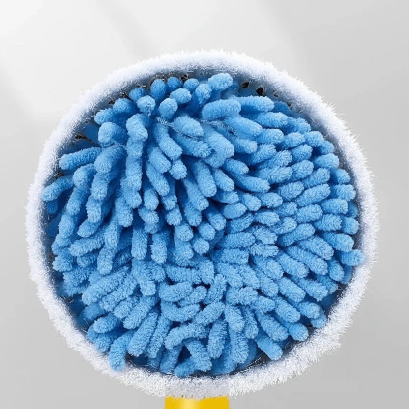 Car Wash Brush Water-Powered 360° Rotation Soft Chenille Fibers
