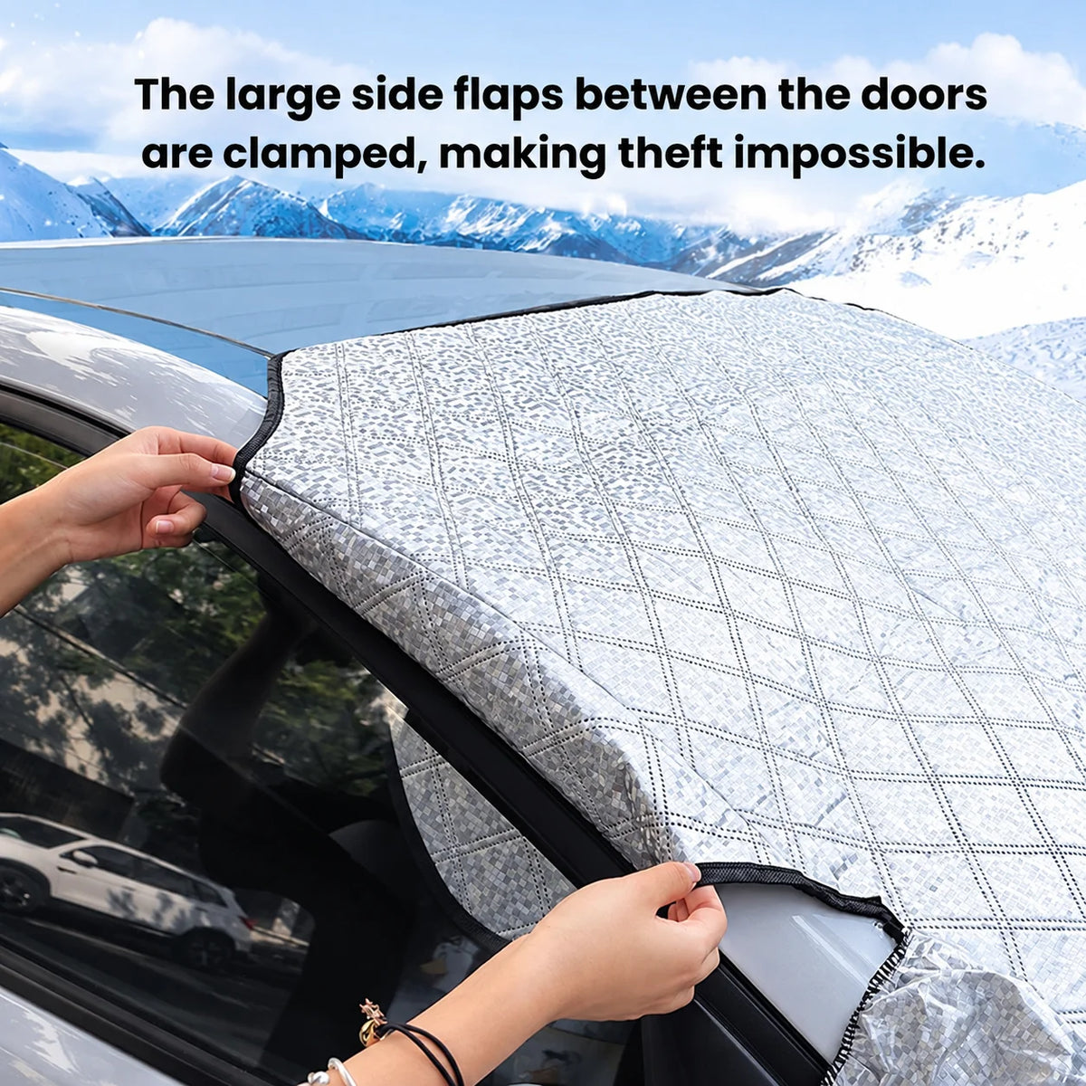 Car Windshield Cover Magnetic Water-Repellent All-Season Protection