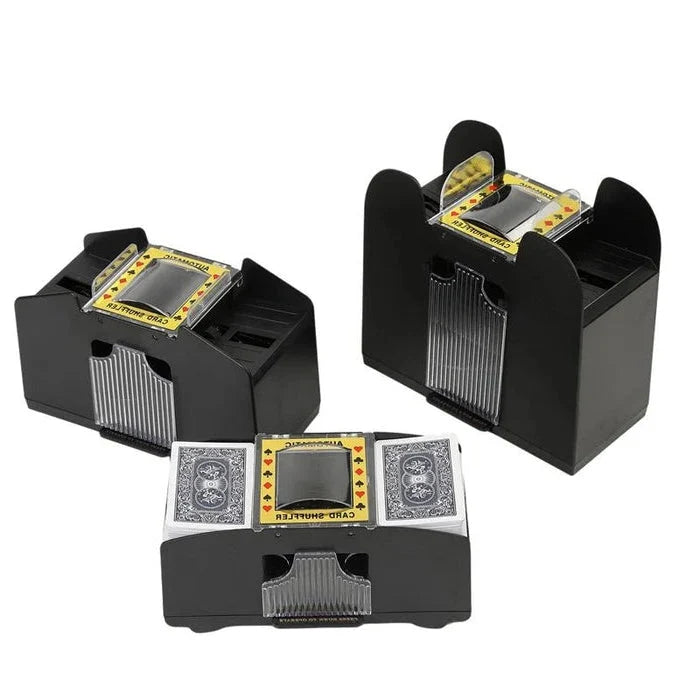 Card Shuffler Motorized Dual Power Multi-Deck Capacity