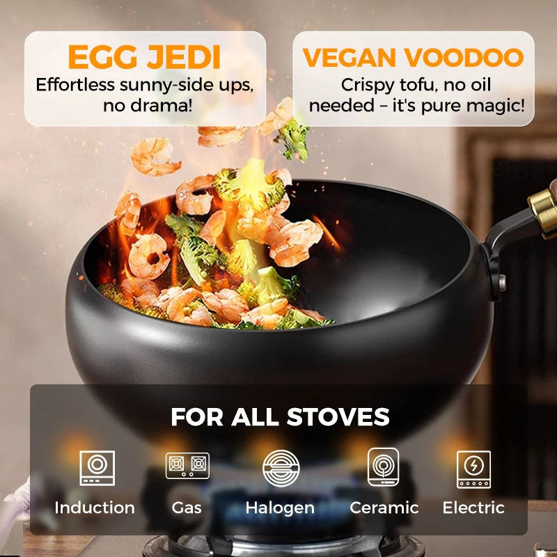 Cast Iron Pot Even Heating Induction Compatible