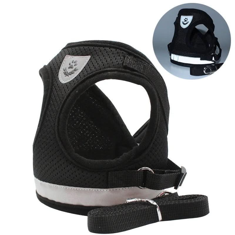 Cat Harness Escape-Resistant Adjustable Reflective With Leash Included
