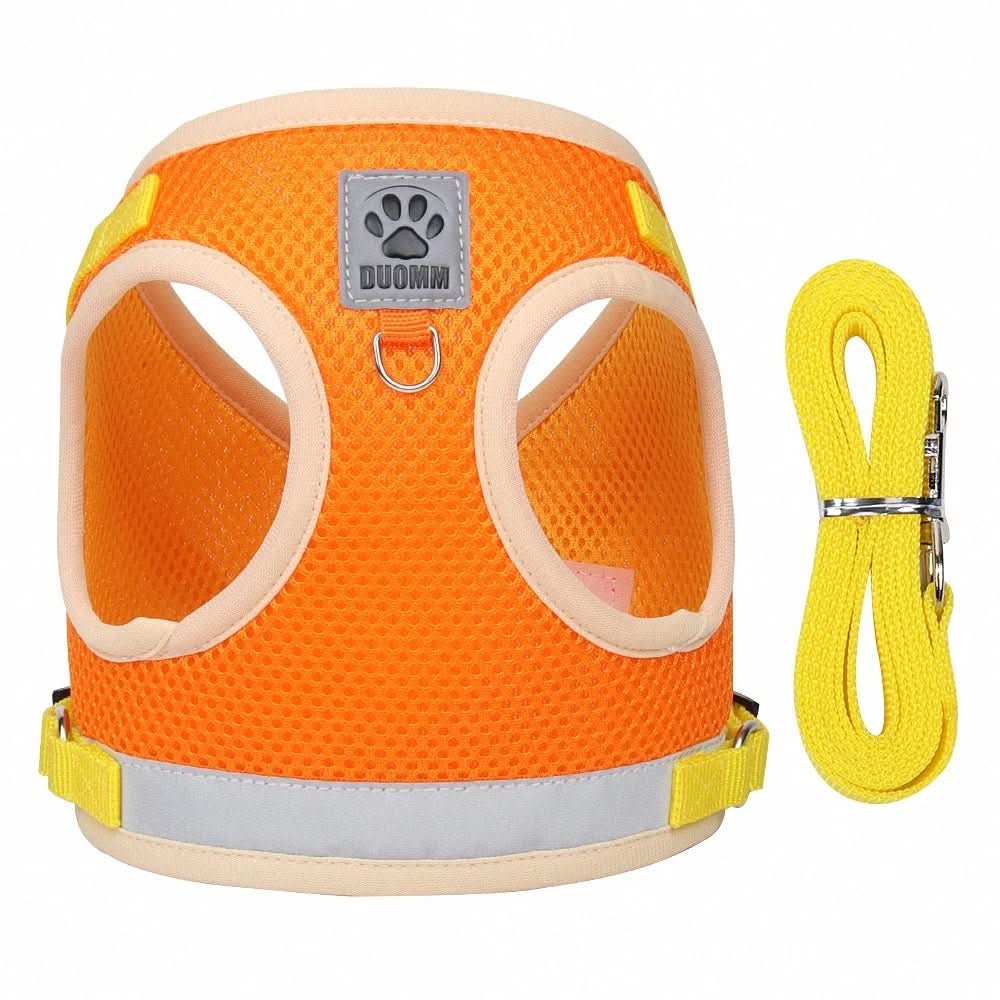 Cat Harness Escape-Resistant Adjustable Reflective With Leash Included