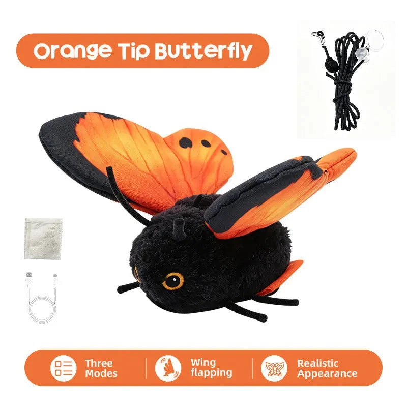 Cat Toy Fluttering Butterfly Motion-Activated