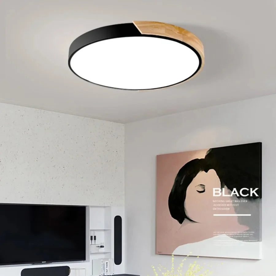 Ceiling Light Integrated LED Diffused Scandinavian Design