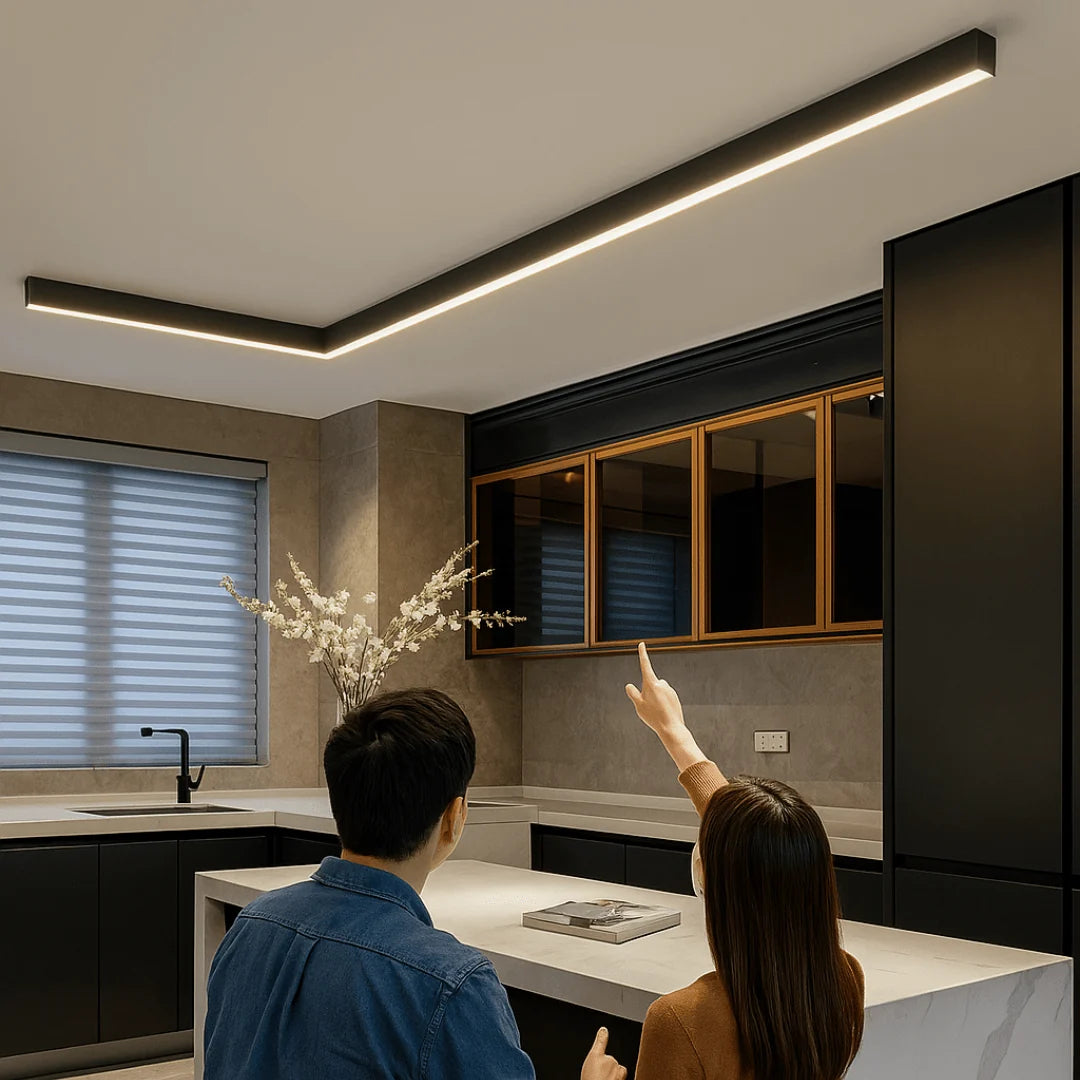 Ceiling Light Integrated LED Minimalist Dimmable With Remote Control