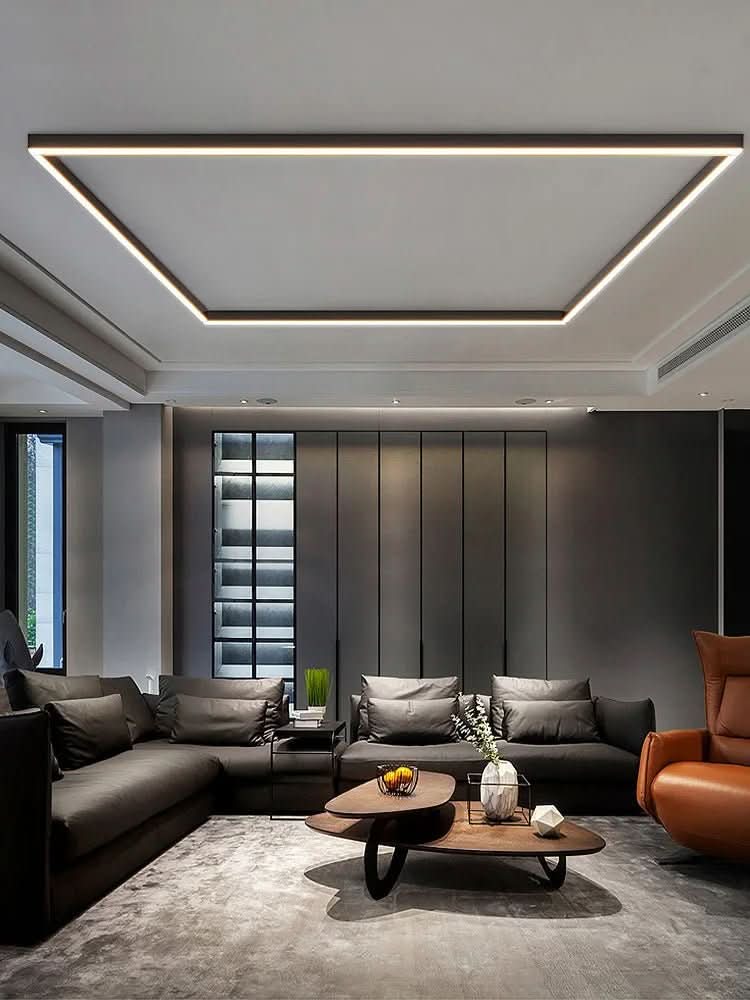 Ceiling Light Integrated LED Minimalist Dimmable With Remote Control