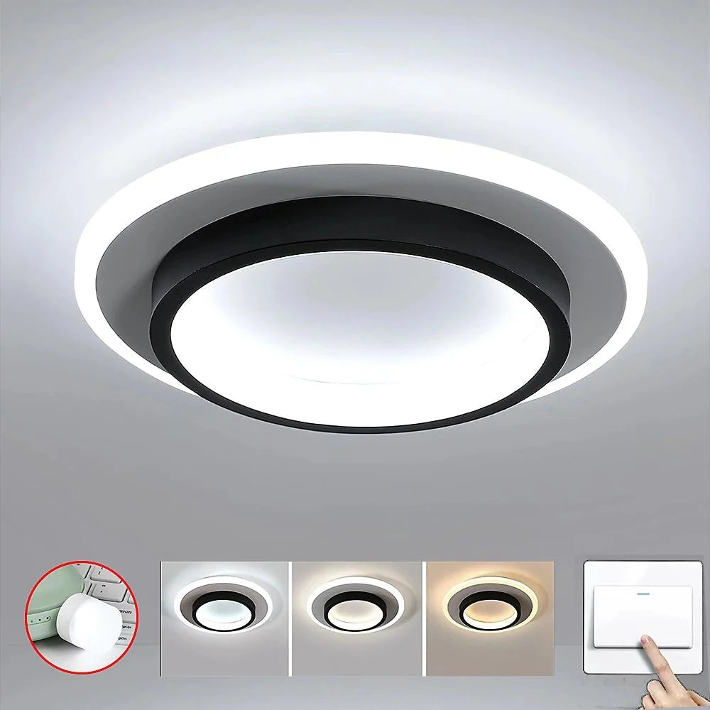 Ceiling Light LED Opal Acrylic Diffuser Selectable Color Temperature