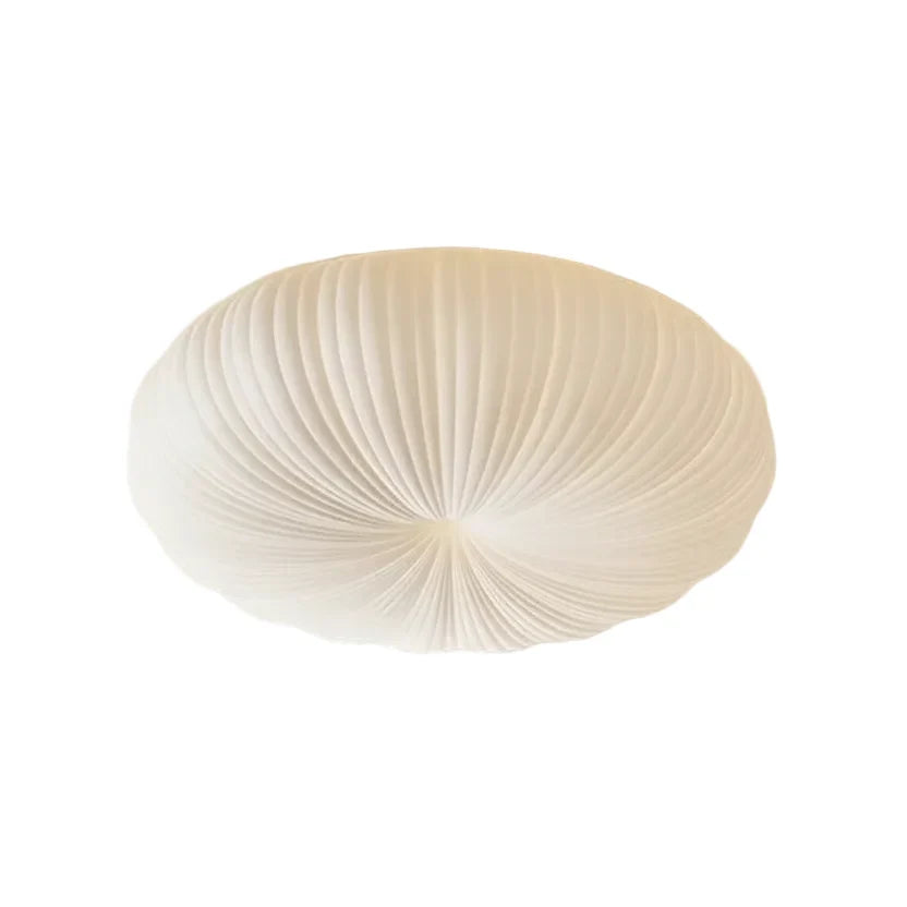Ceiling Light Pleated Integrated LED Flush Mount Warm White