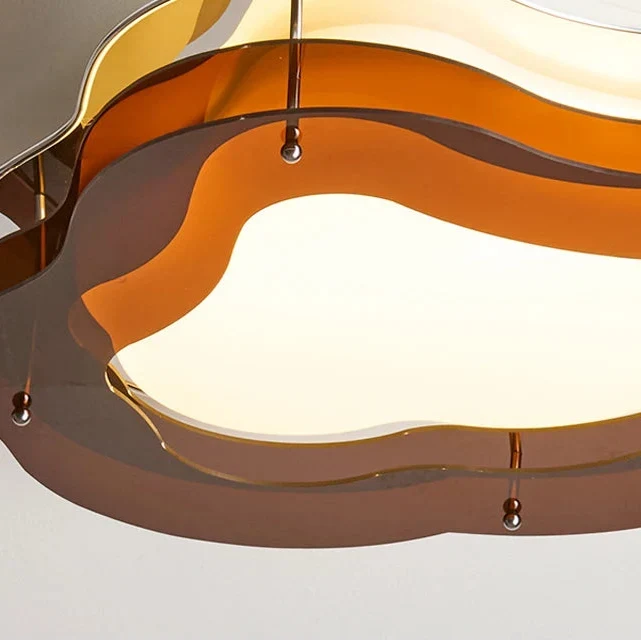 Ceiling Light Wavy Organic Design Dimmable LED