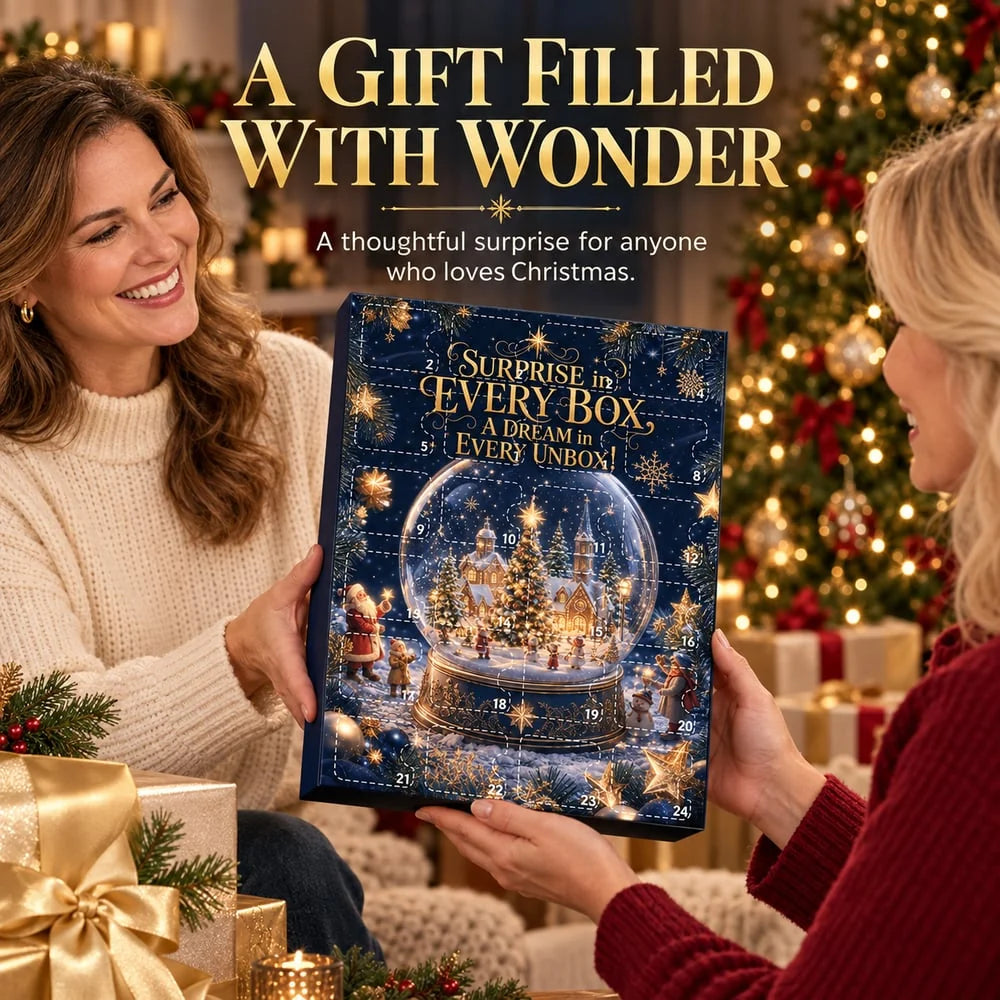 Christmas Bauble Advent Calendar 24-Day Countdown 24 Ornaments