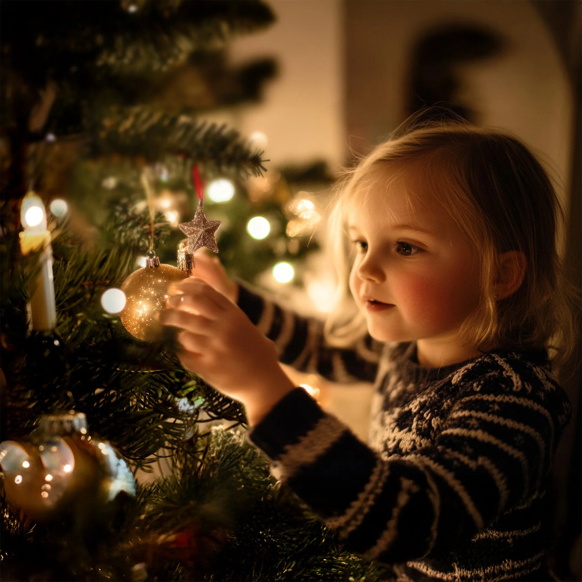 Christmas Tree Lights Clip-On Candle Design 45 LEDs