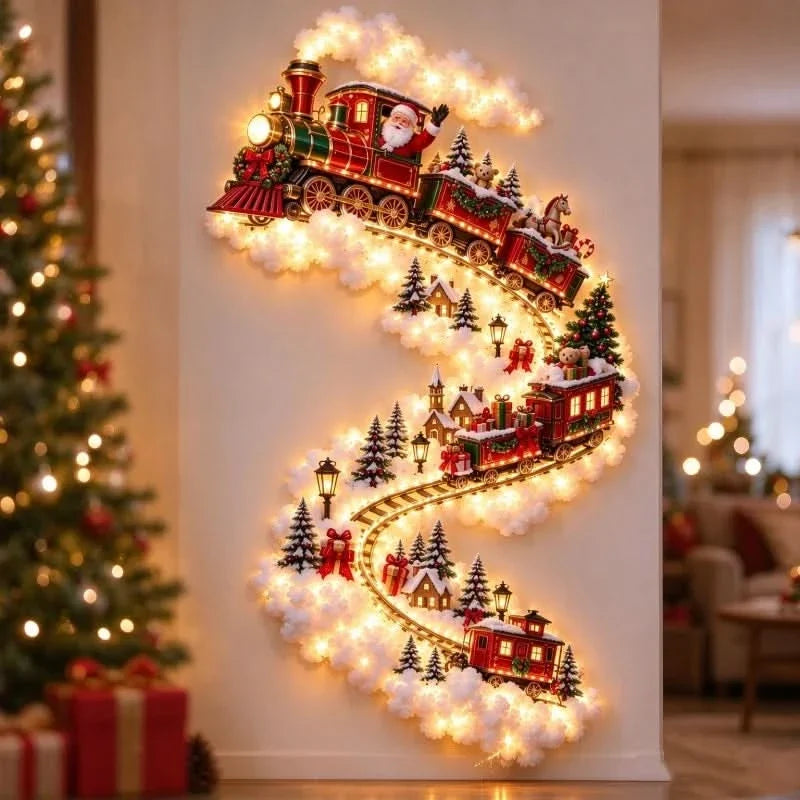 Christmas Wall Light LED Festive Designs Space-Saving