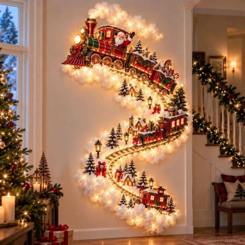 Christmas Wall Light LED Festive Designs Space-Saving