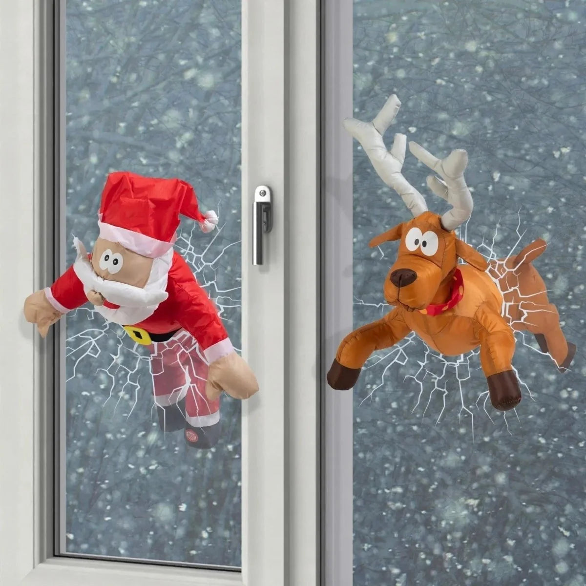 Christmas Window Decoration Sound & Motion Activated LED Lights
