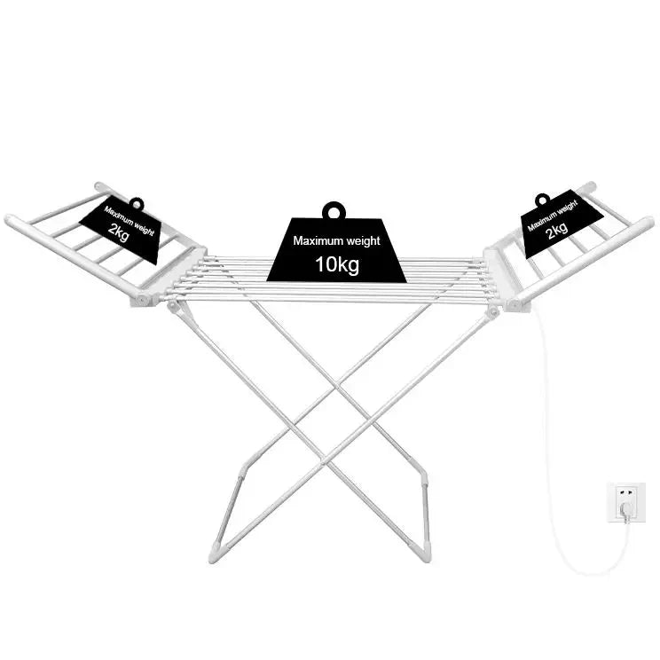 Clothes Drying Rack Heated Foldable Aluminum