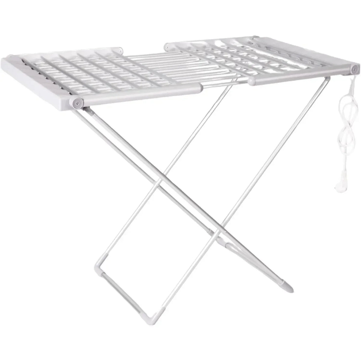 Clothes Drying Rack Heated Foldable Aluminum Frame