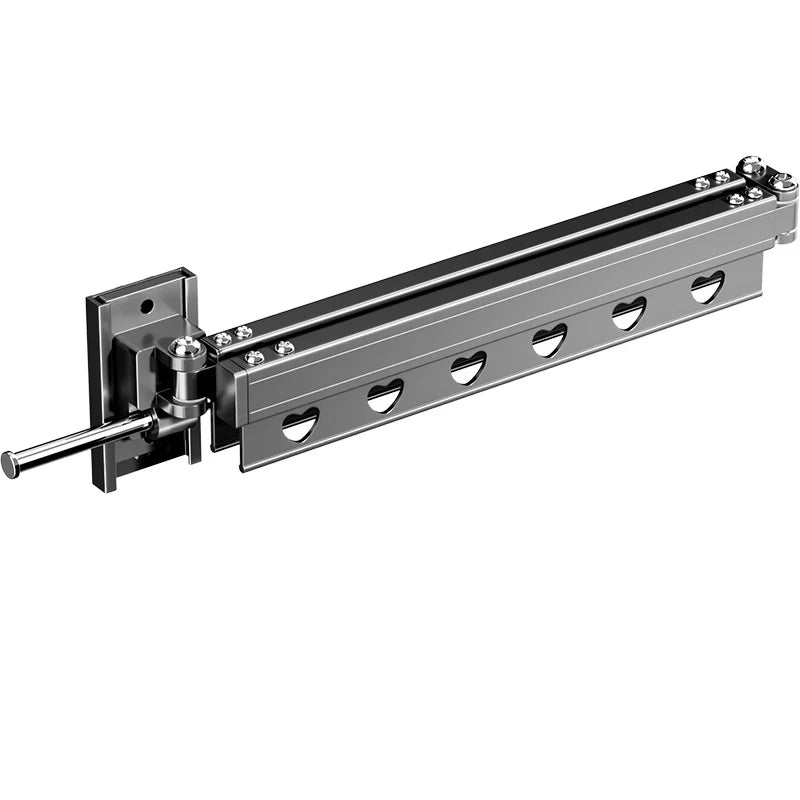 Clothes Drying Rod Wall-Mounted Aluminum Foldable