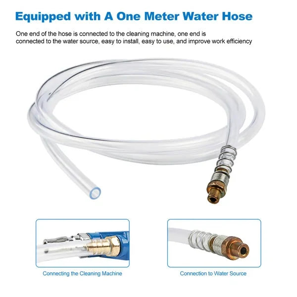 Compressed Air Blow Gun Long Nozzle Brass Tip Hose