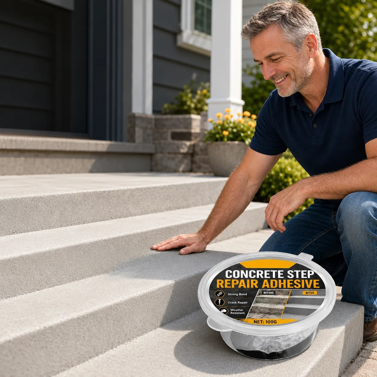 Concrete Crack Repair Compound Waterproof & Frost-Resistant