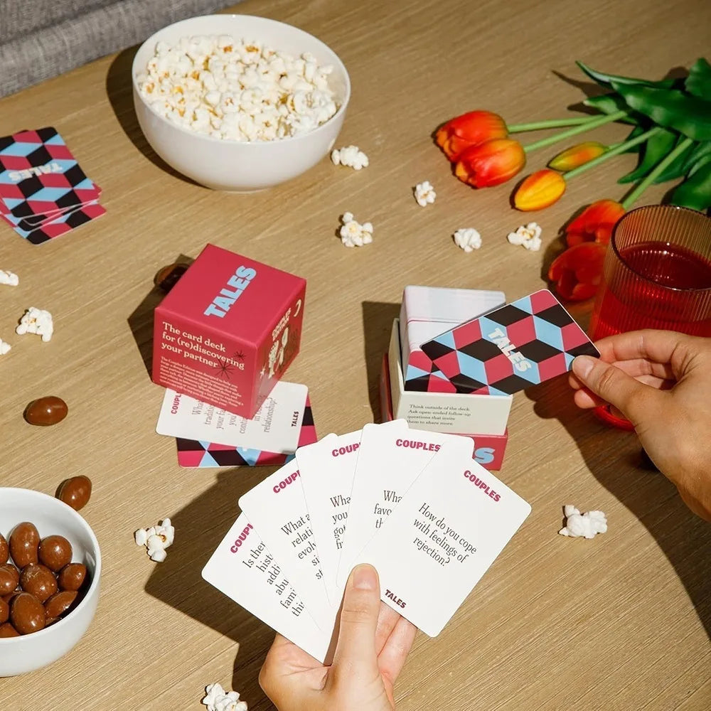 Conversation Card Game 150 Open-Ended Questions Couples & Family Editions