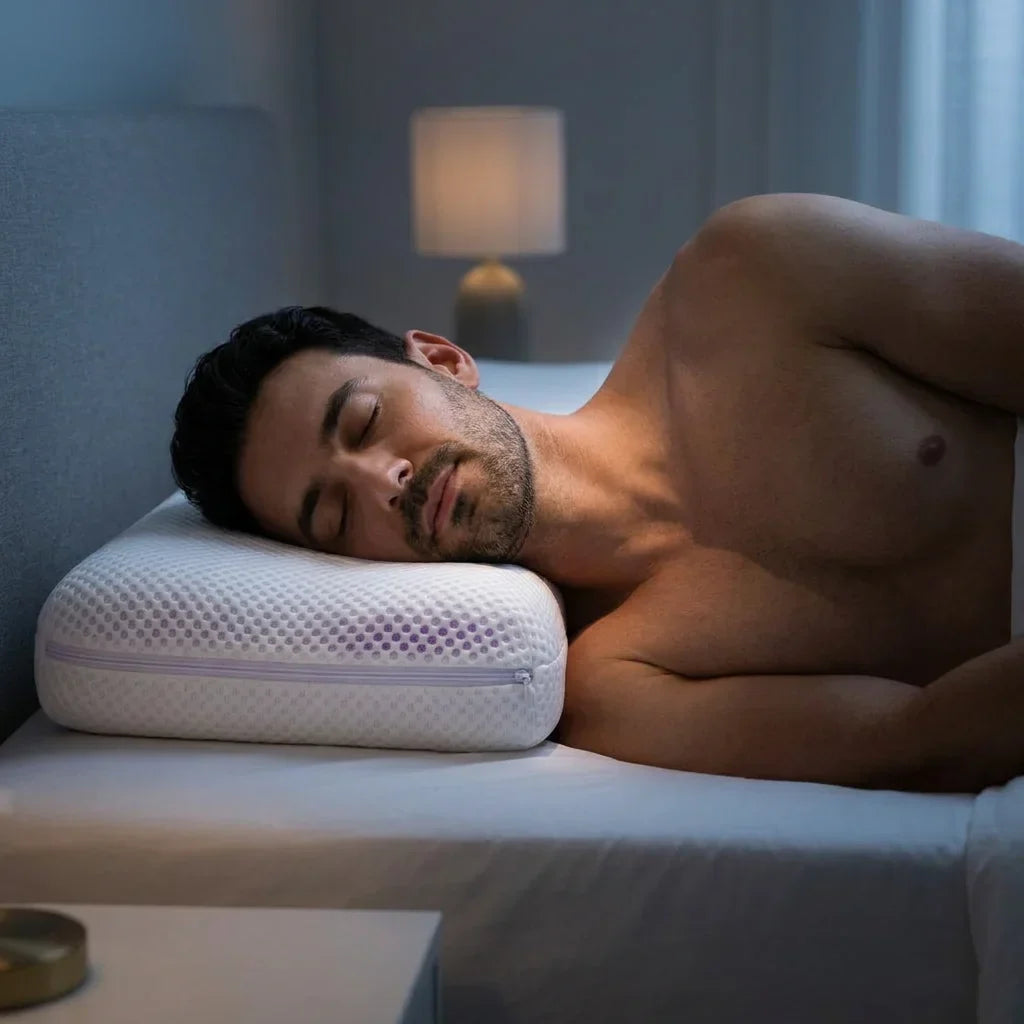 Cooling Pillow TPE Honeycomb Airflow Neck Support
