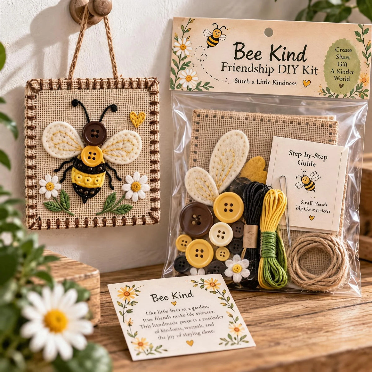 Craft Kit Felt & Button Wildlife Designs