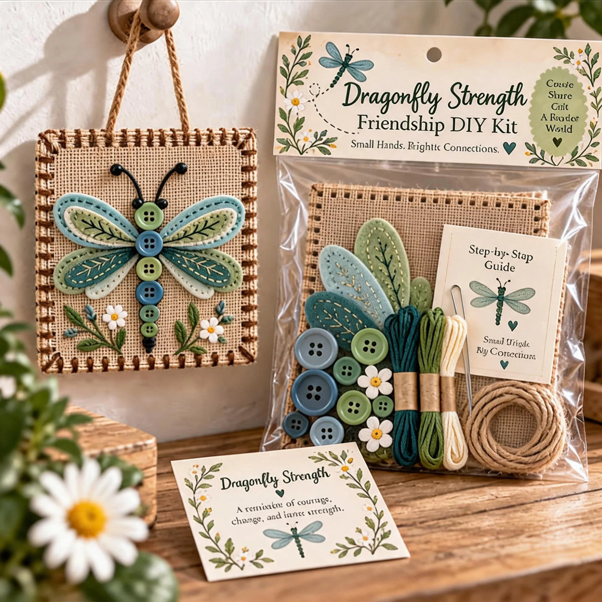 Craft Kit Felt & Button Wildlife Designs