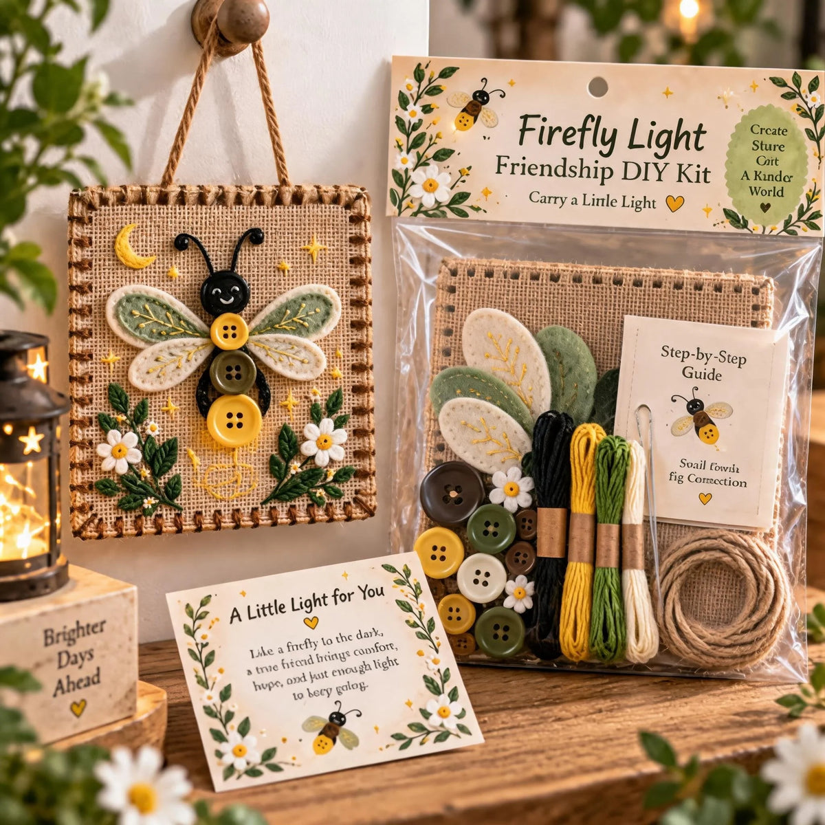 Craft Kit Felt & Button Wildlife Designs