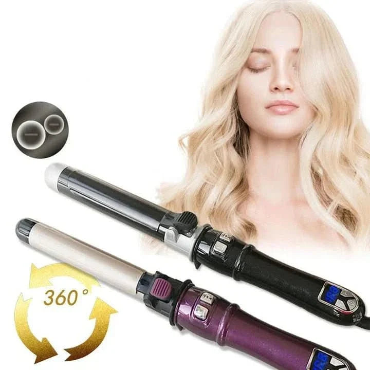 Curling Iron Cordless Automatic Ceramic-Coated Digital Temperature Control