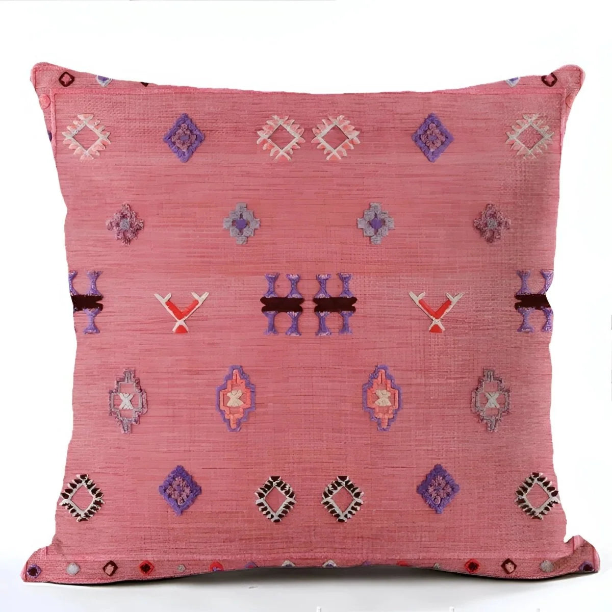 Cushion Cover Boho Pattern Polyester 17.7 Inch Square