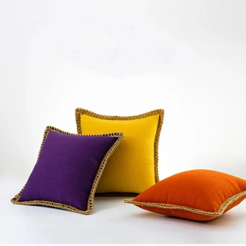 Cushion Cover French-Inspired Pattern Removable & Washable