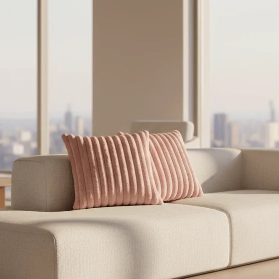Cushion Cover Plush Soft 17.72 Inch Square