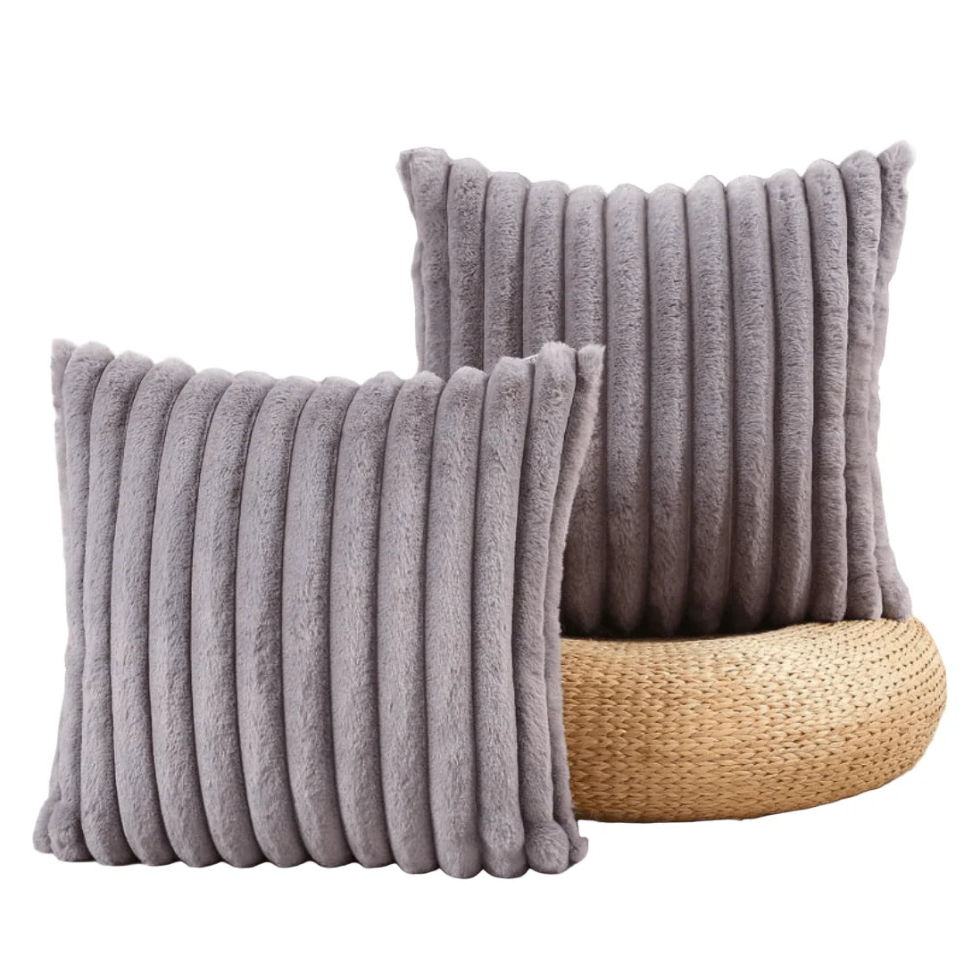 Cushion Cover Plush Soft 17.72 Inch Square