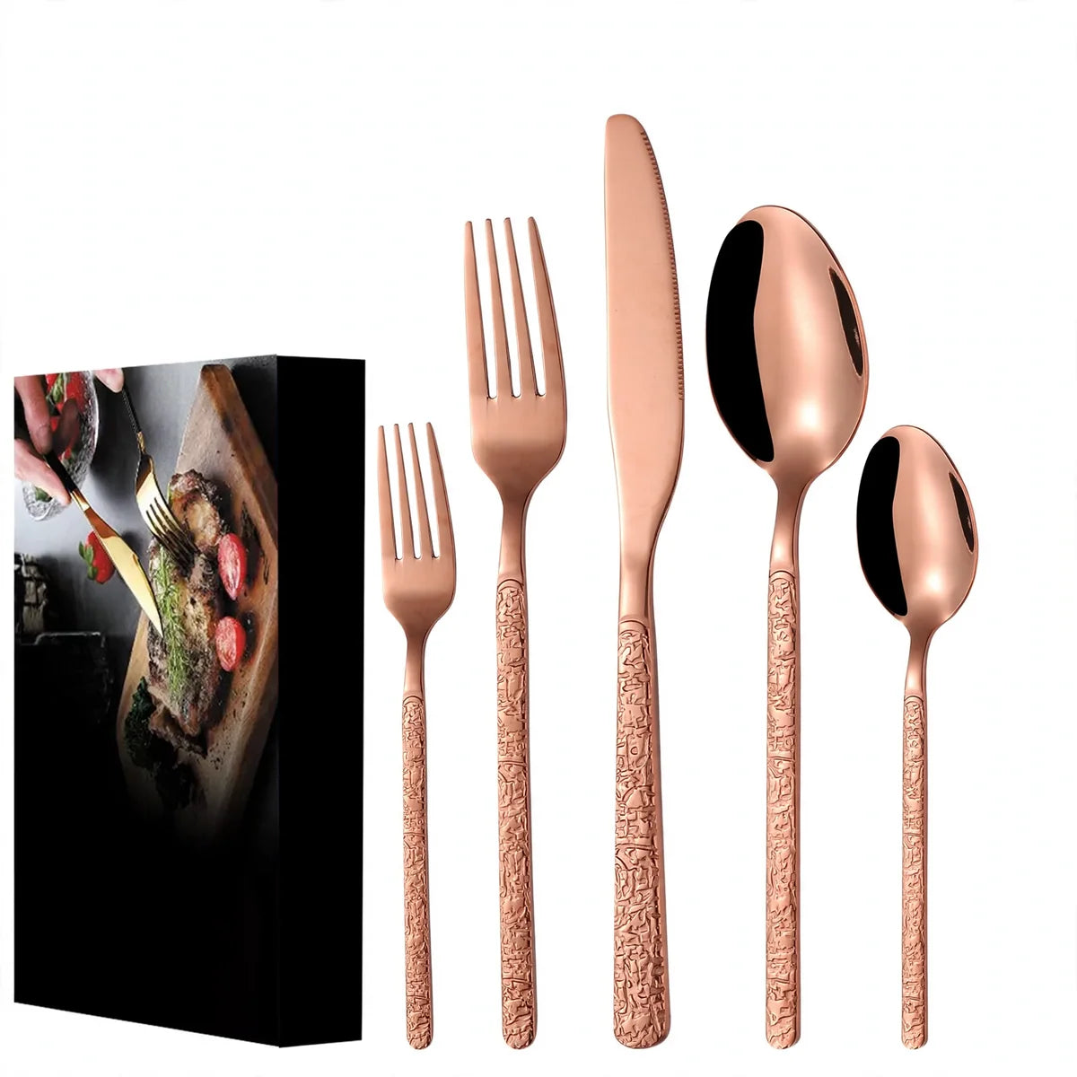 Cutlery Set 410 Stainless Steel Dishwasher-Safe Nordic Design