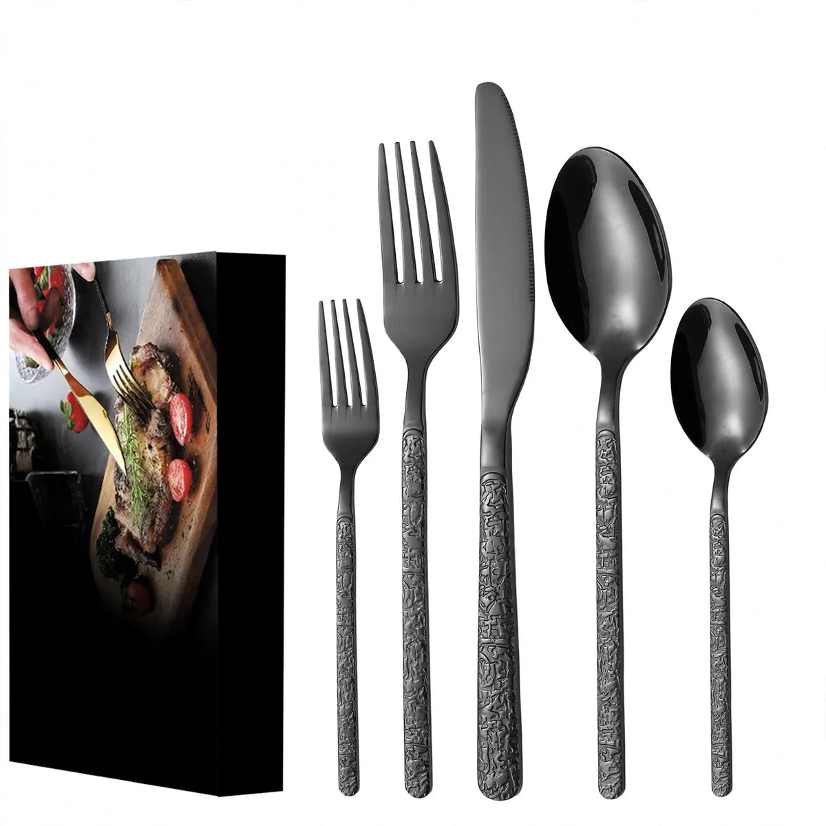 Cutlery Set 410 Stainless Steel Dishwasher-Safe Nordic Design